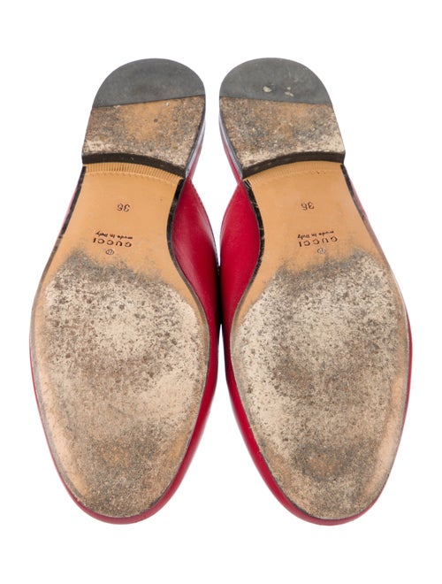 Gucci Horsebit Accent Leather Mules