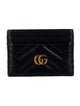 Gucci Quilted Pattern Leather Card Holder