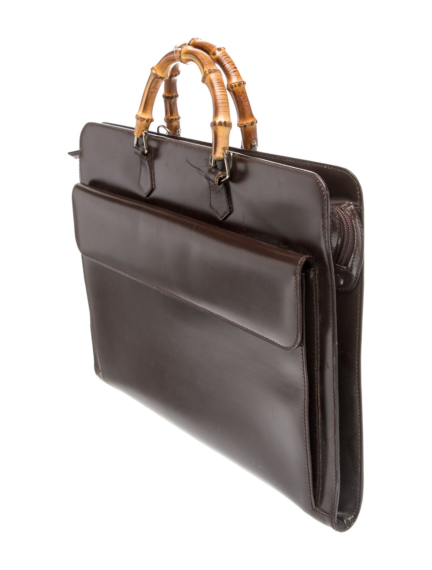 Gucci Bamboo Briefcase Vintage