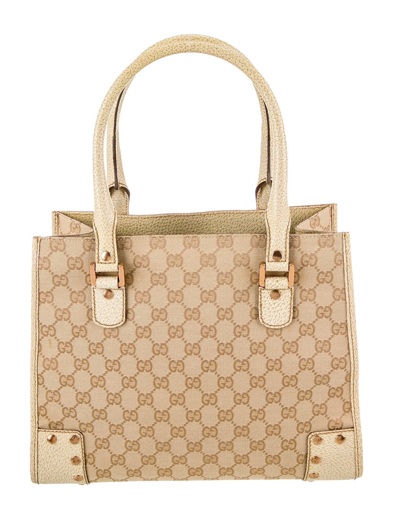 Gucci GG Canvas Top Handle Bag