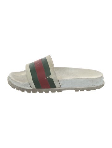 Gucci Sandals Web Accent Rubber Slides 6