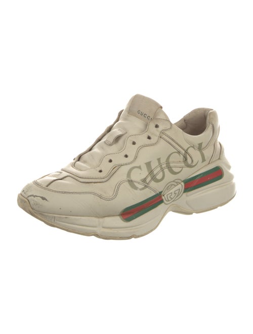 Gucci Web Accent Leather Chunky Sneakers