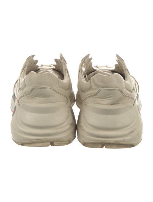 Gucci Web Accent Leather Chunky Sneakers