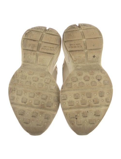 Gucci Web Accent Leather Chunky Sneakers