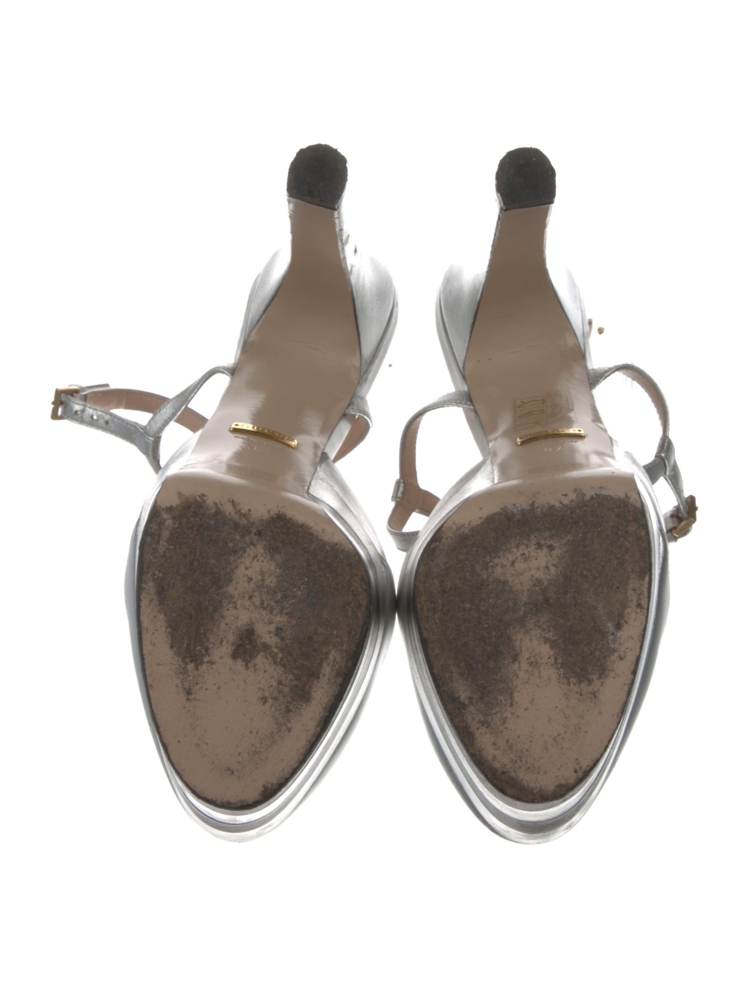 Gucci Leather T-Strap Pumps