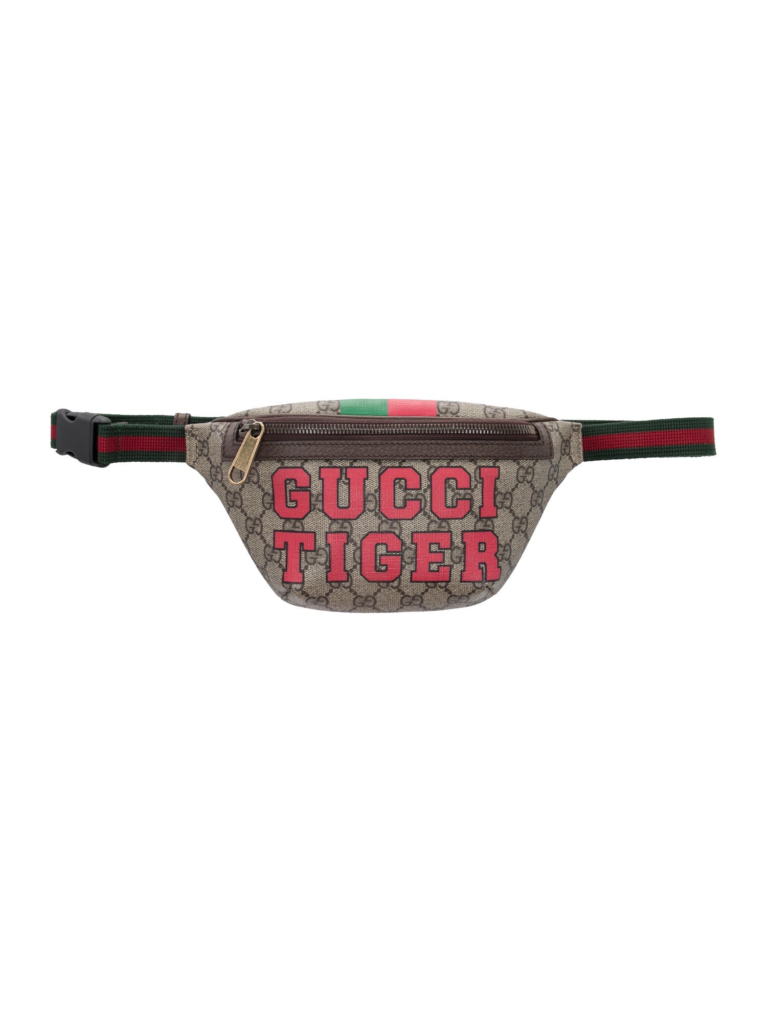 Gucci GG Supreme Tiger GG Belt Bag Small