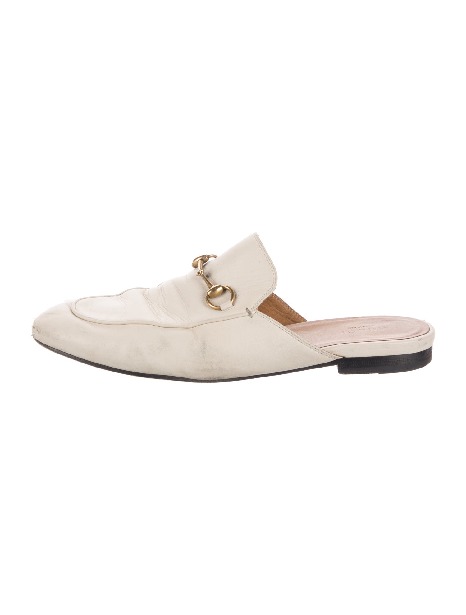 Gucci Horsebit Accent Leather Mules