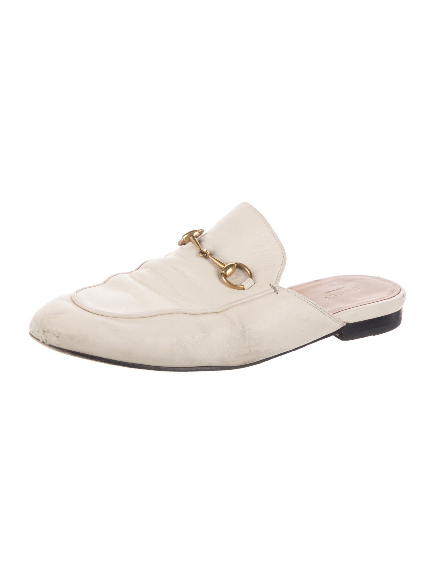 Gucci Horsebit Accent Leather Mules