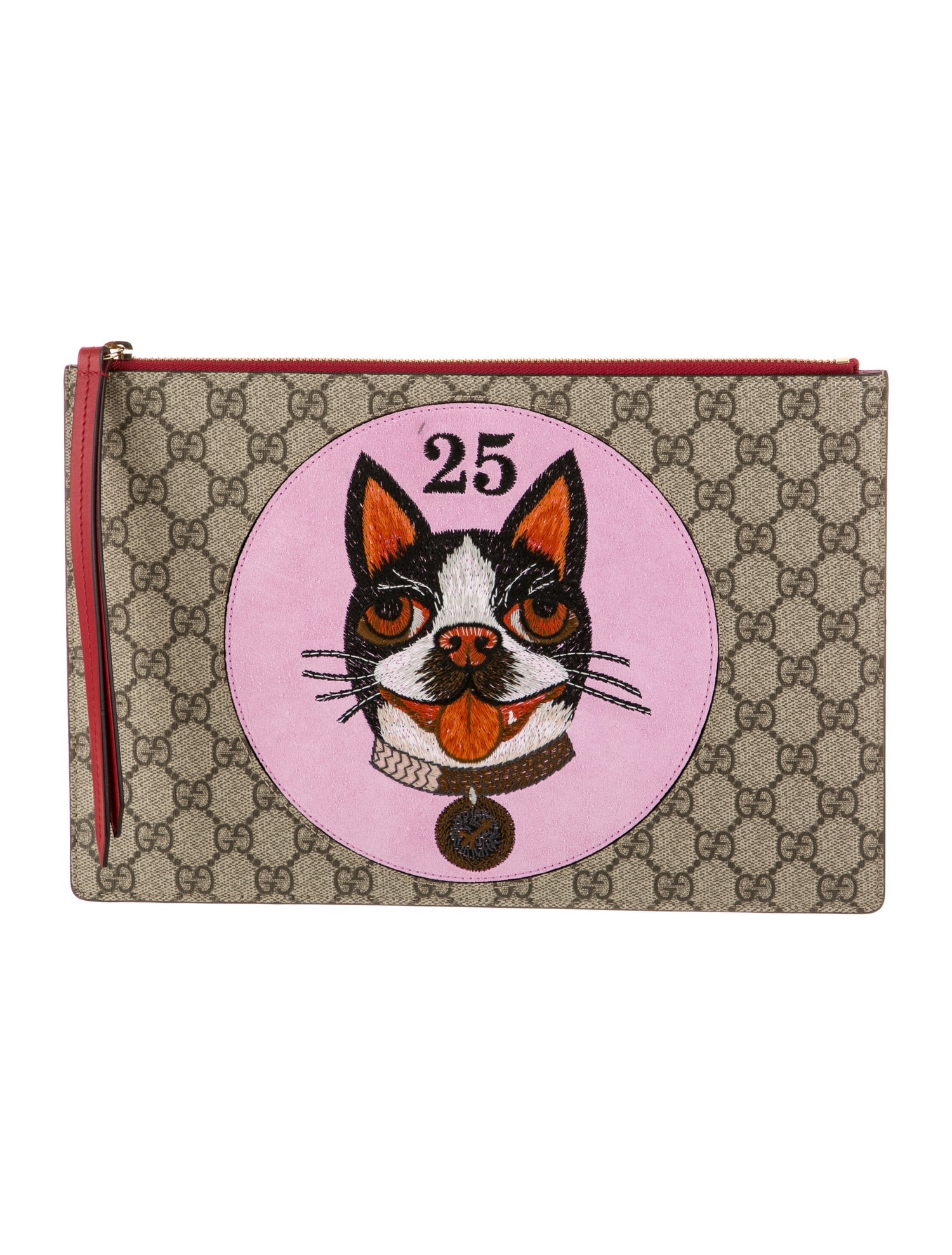 Gucci GG Supreme Clutch