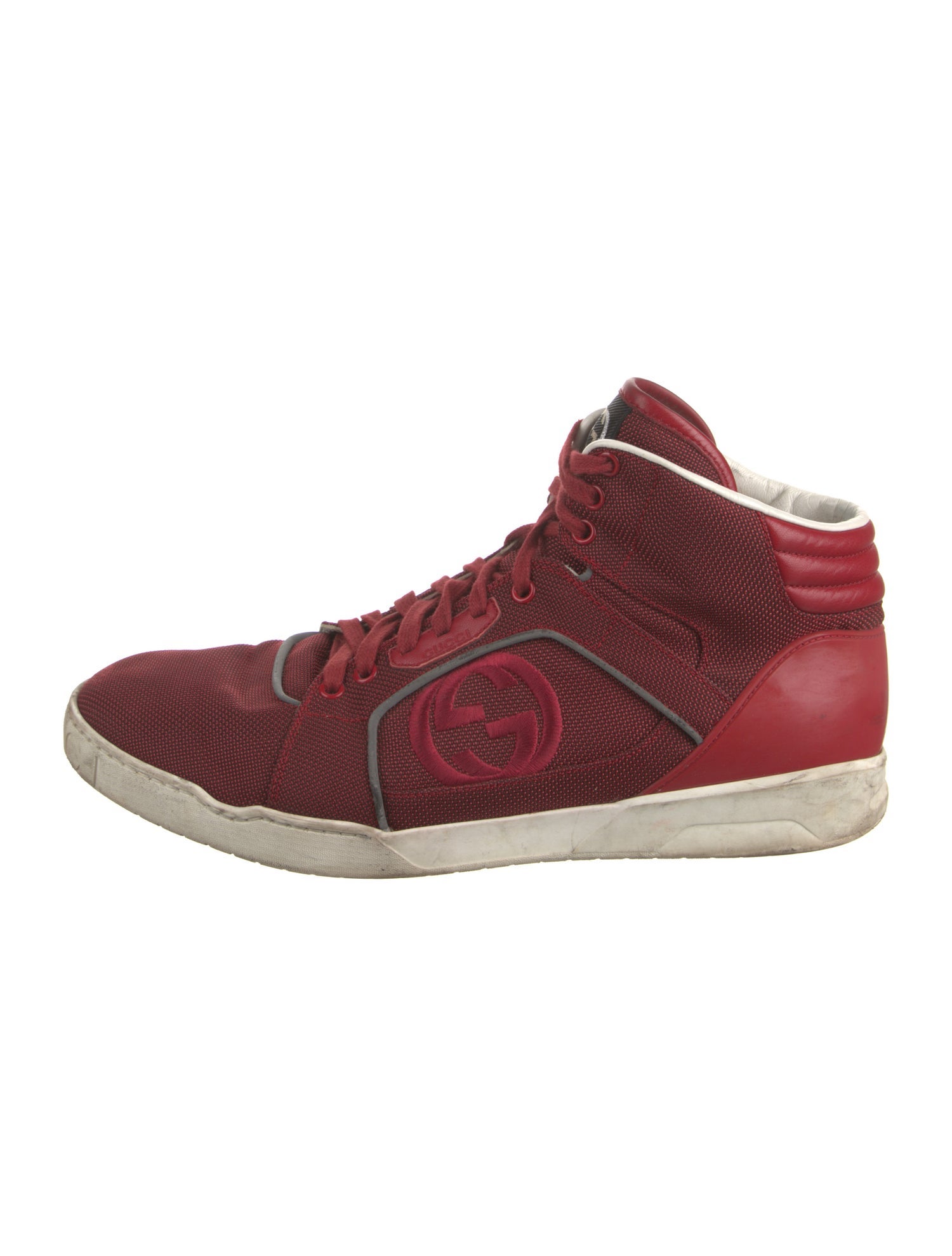 Gucci Interlocking G Logo Canvas Sneakers