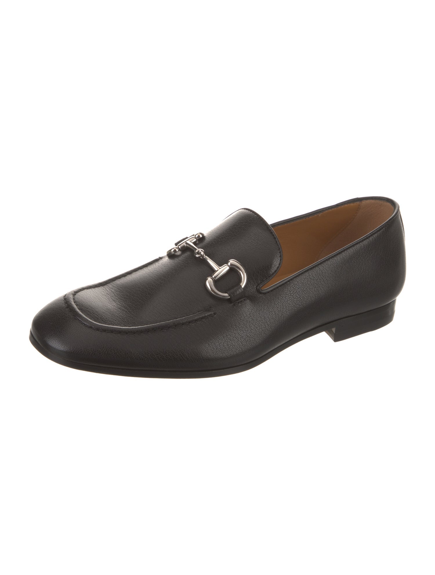 Gucci Horsebit Accent Leather Loafers
