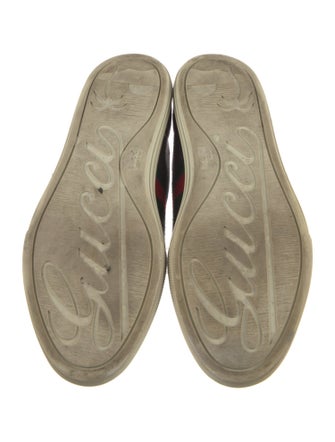 Gucci Web Accent Wool Sneakers