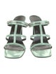 Gucci Horsebit Accent Patent Leather Slides