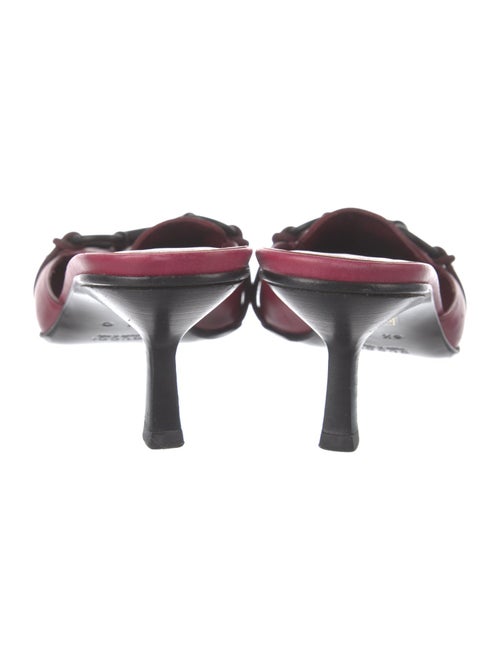 Gucci Horsebit Accent Leather Mules