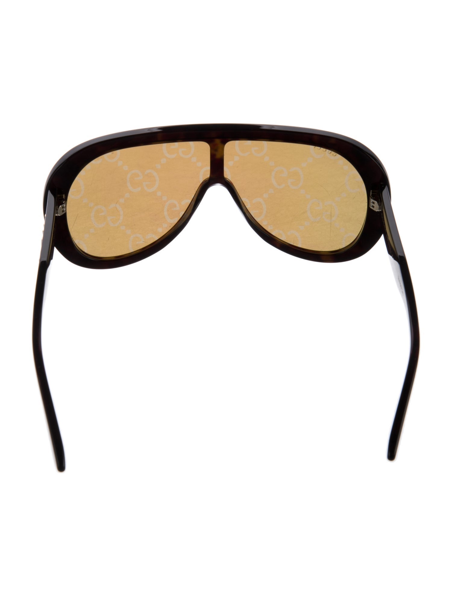 Gucci Shield Mirrored Sunglasses