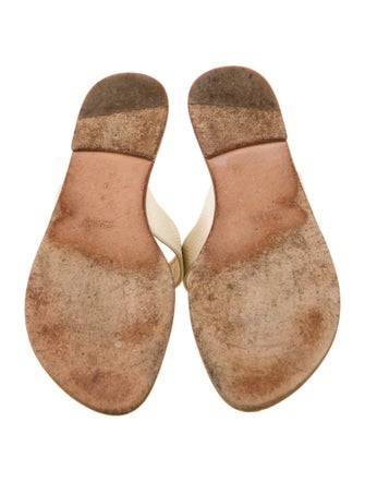 Gucci Web Accent Leather Slides