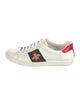 Gucci Web Accent Leather Sneakers