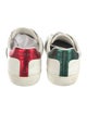 Gucci Web Accent Leather Sneakers