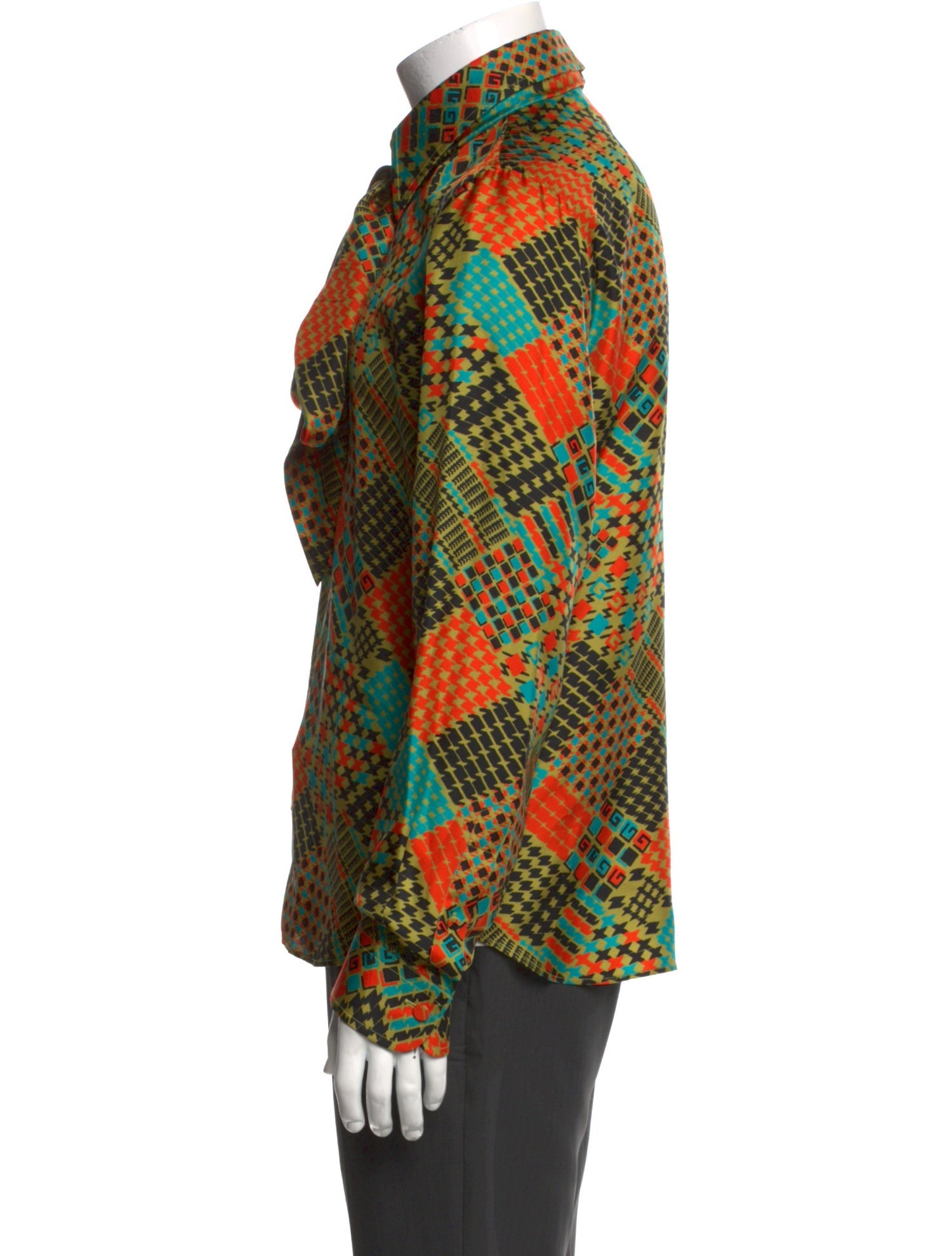 Gucci GG Logo Silk Shirt