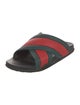 Gucci Web Accent Rubber Slides