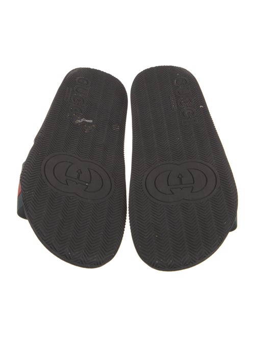 Gucci Web Accent Rubber Slides