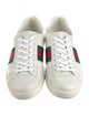 Gucci Web Accent Leather Sneakers