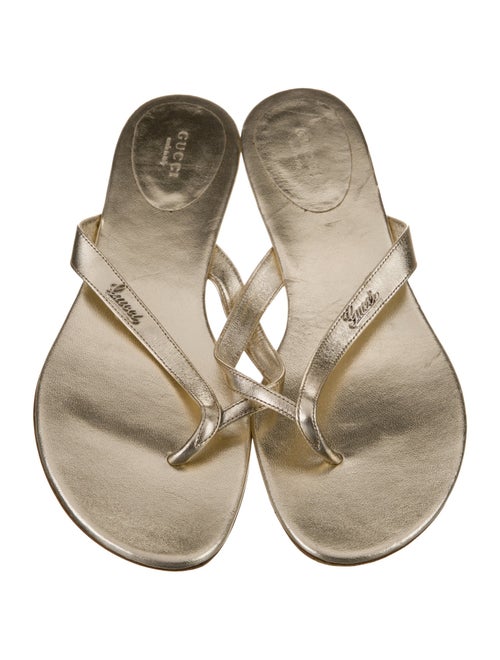 Gucci Leather Slides