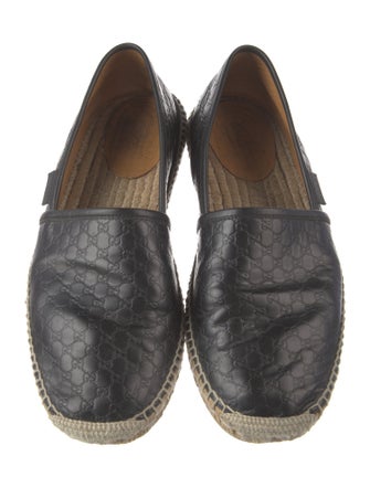 Gucci Leather Patterned Espadrilles