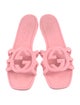 Gucci Interlocking G Logo Rubber Slides