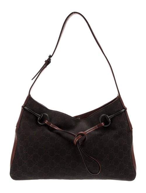 Gucci GG Denim Shoulder Bag