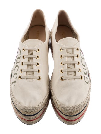 Gucci Web Accent Canvas Mules