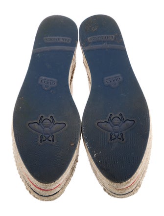 Gucci Web Accent Canvas Mules