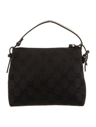 Gucci Canvas Top Handle Bag