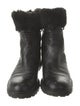Gucci Web Accent Leather Moto Boots