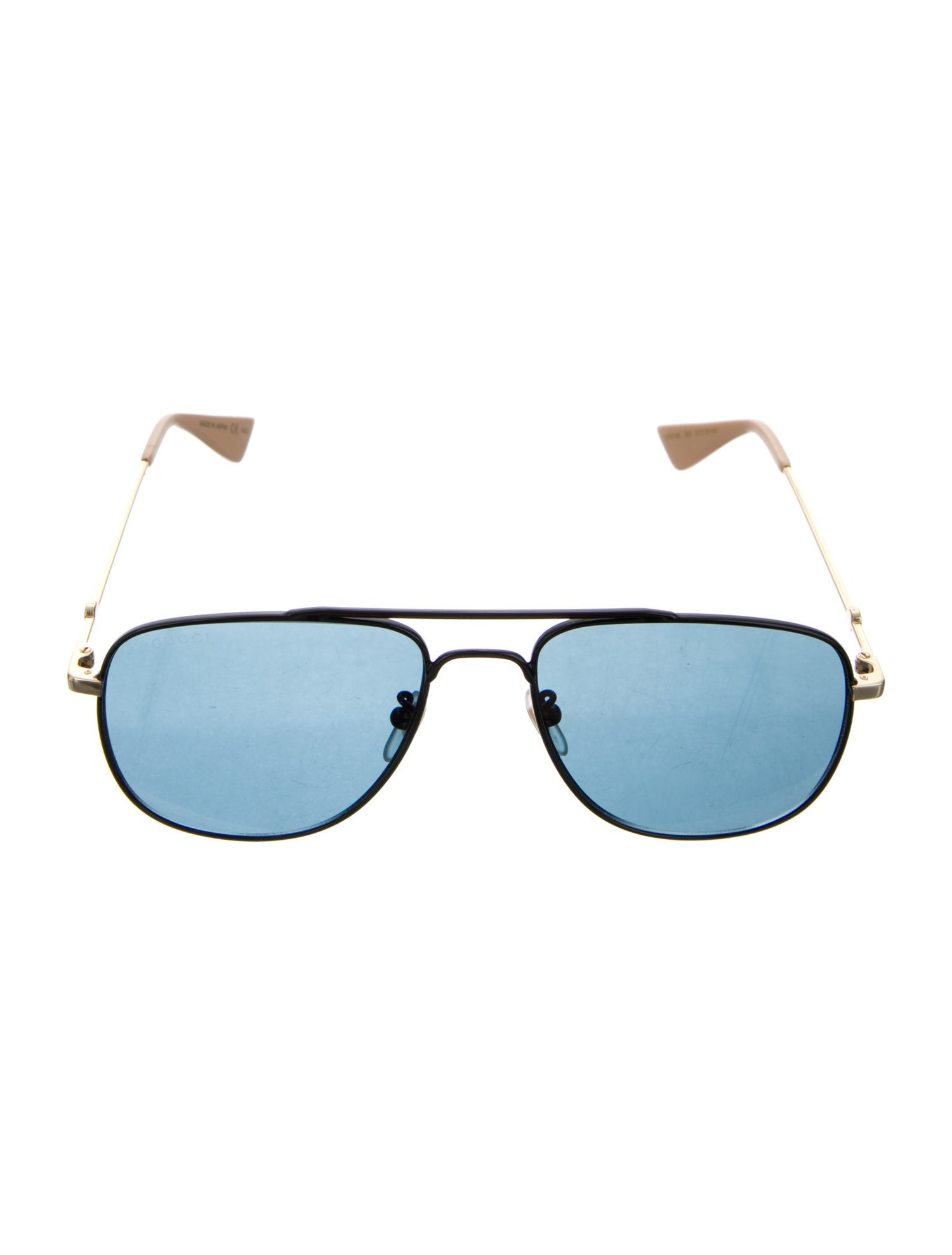 Gucci Bee Accent Aviator Sunglasses