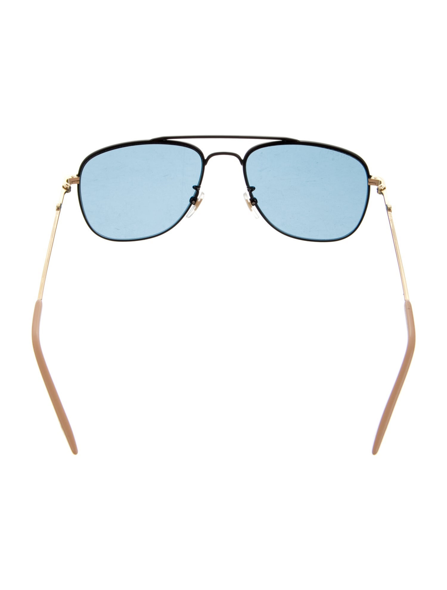 Gucci Bee Accent Aviator Sunglasses