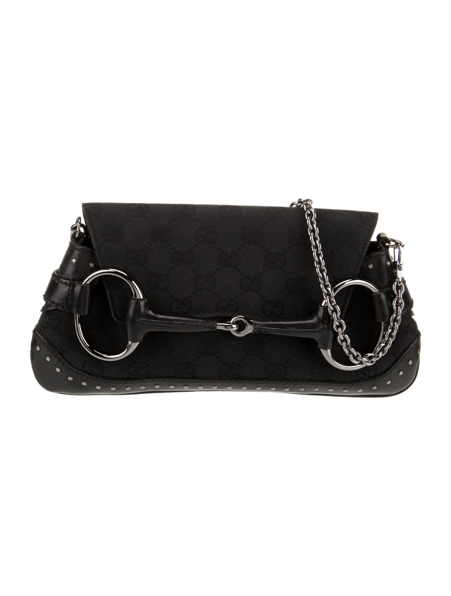 Gucci GG Canvas Horsebit Chain