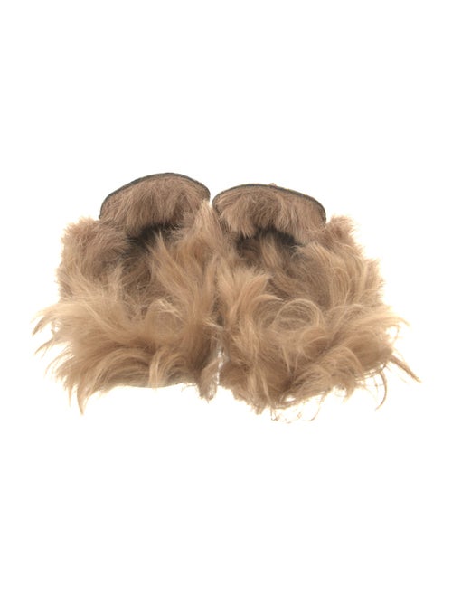 Gucci Horsebit Accent Printed Slippers