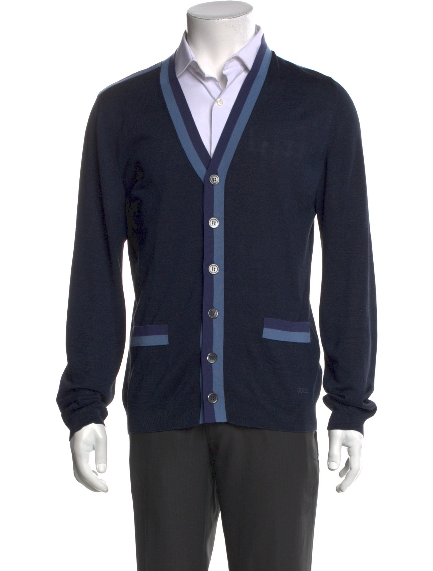 Gucci Silk Striped Cardigan