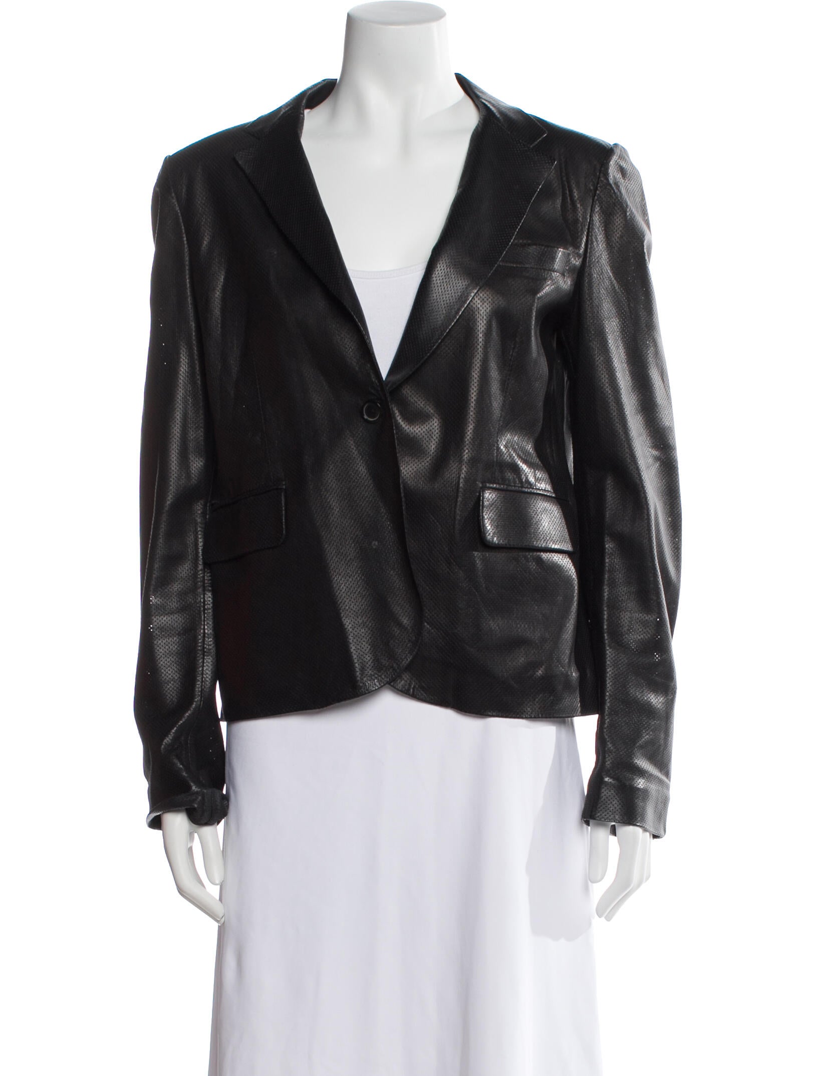 Gucci Leather Blazer