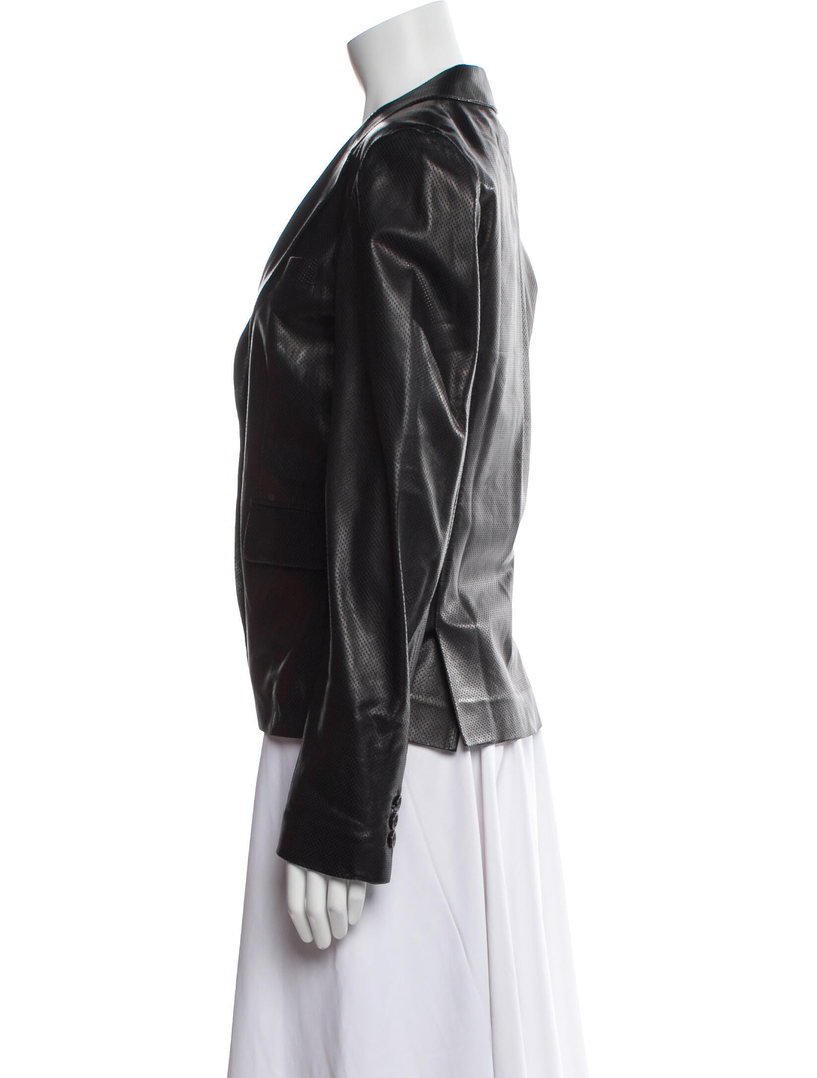 Gucci Leather Blazer