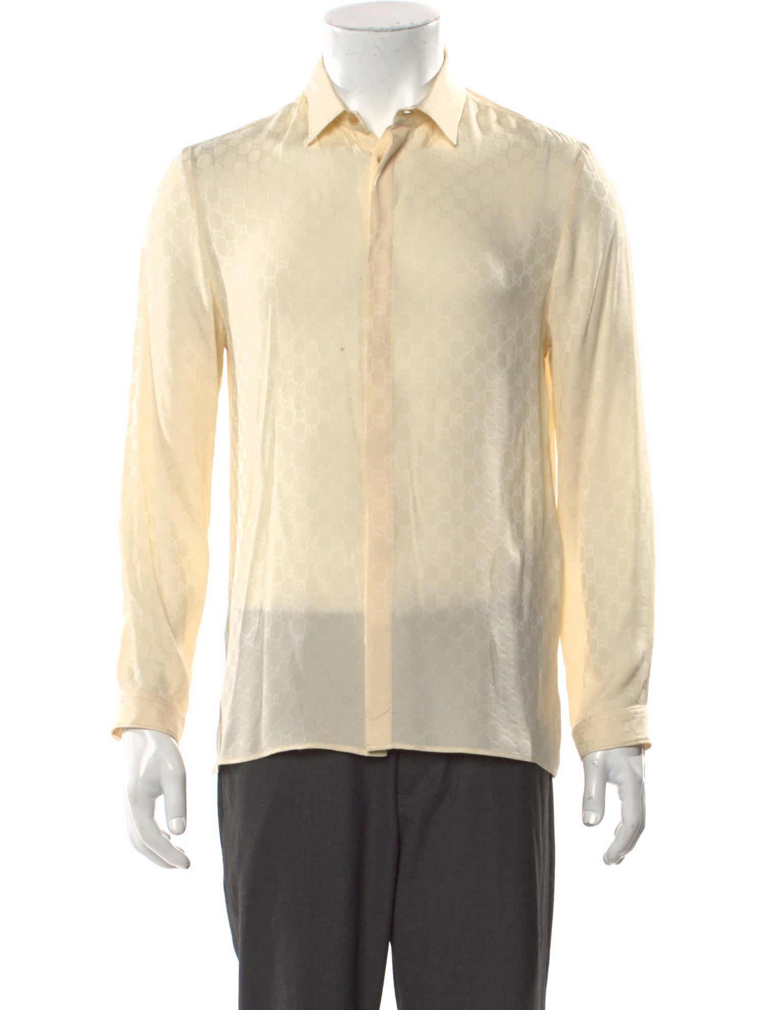 Gucci GG Logo Silk Shirt