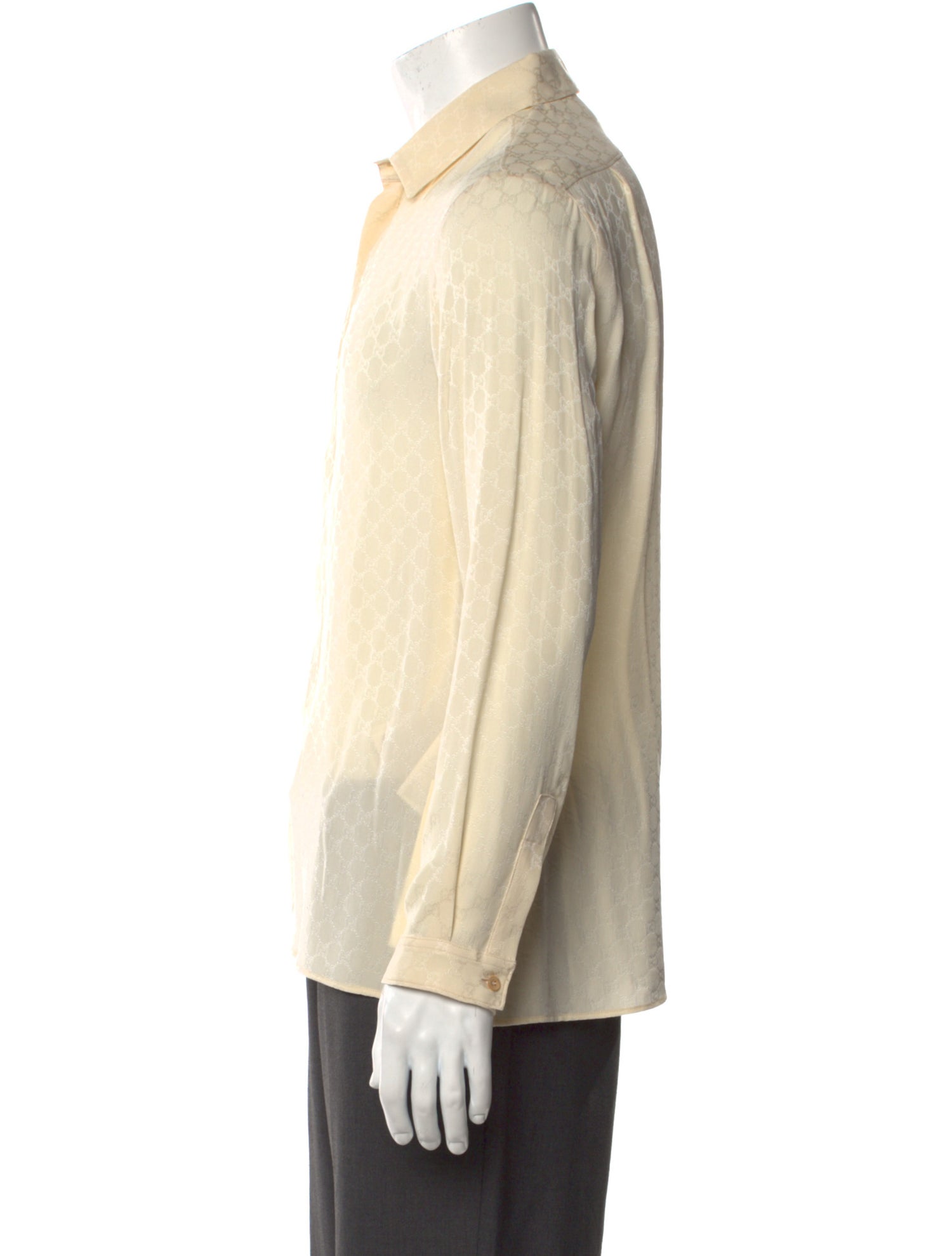 Gucci GG Logo Silk Shirt