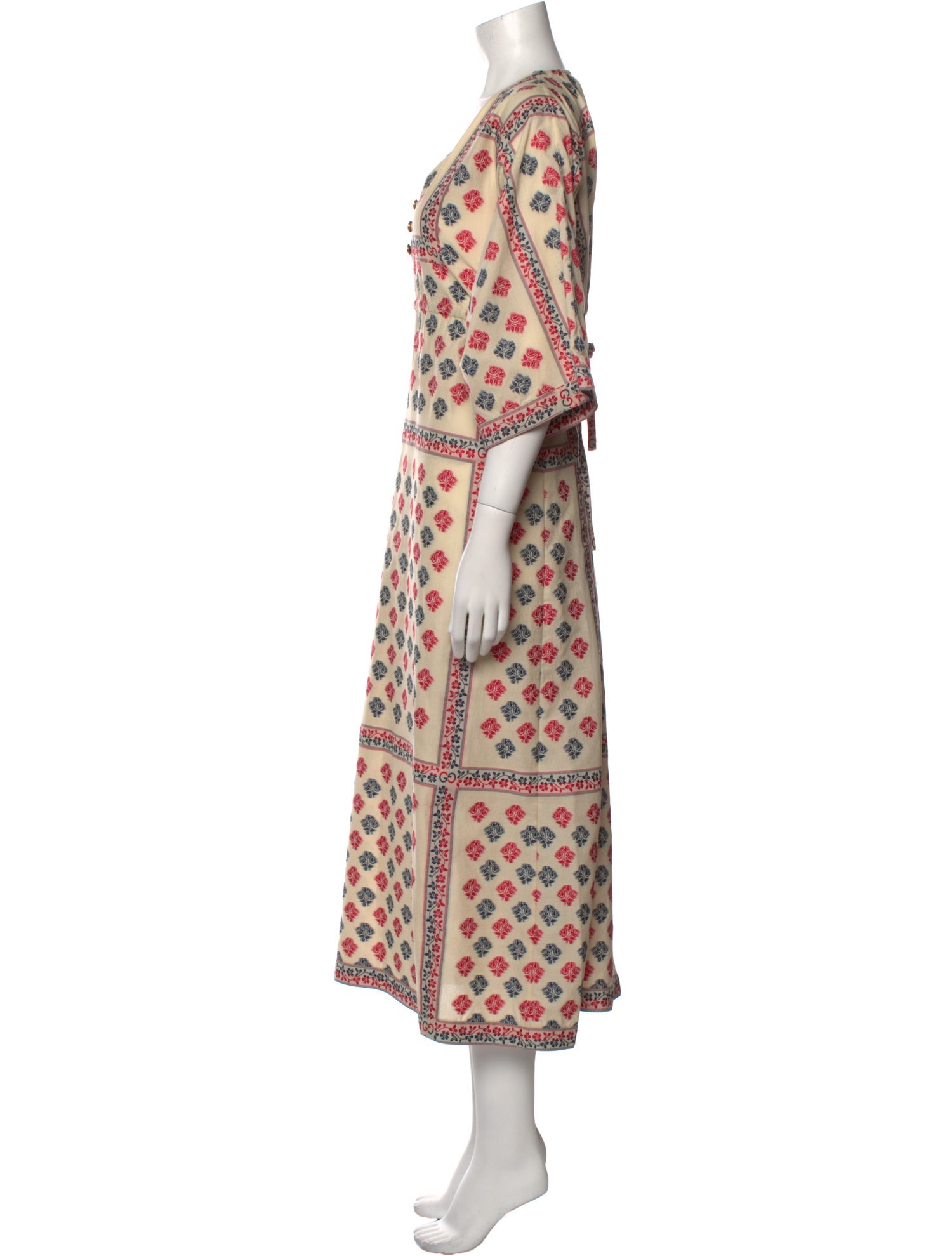 Gucci Printed Long Dress