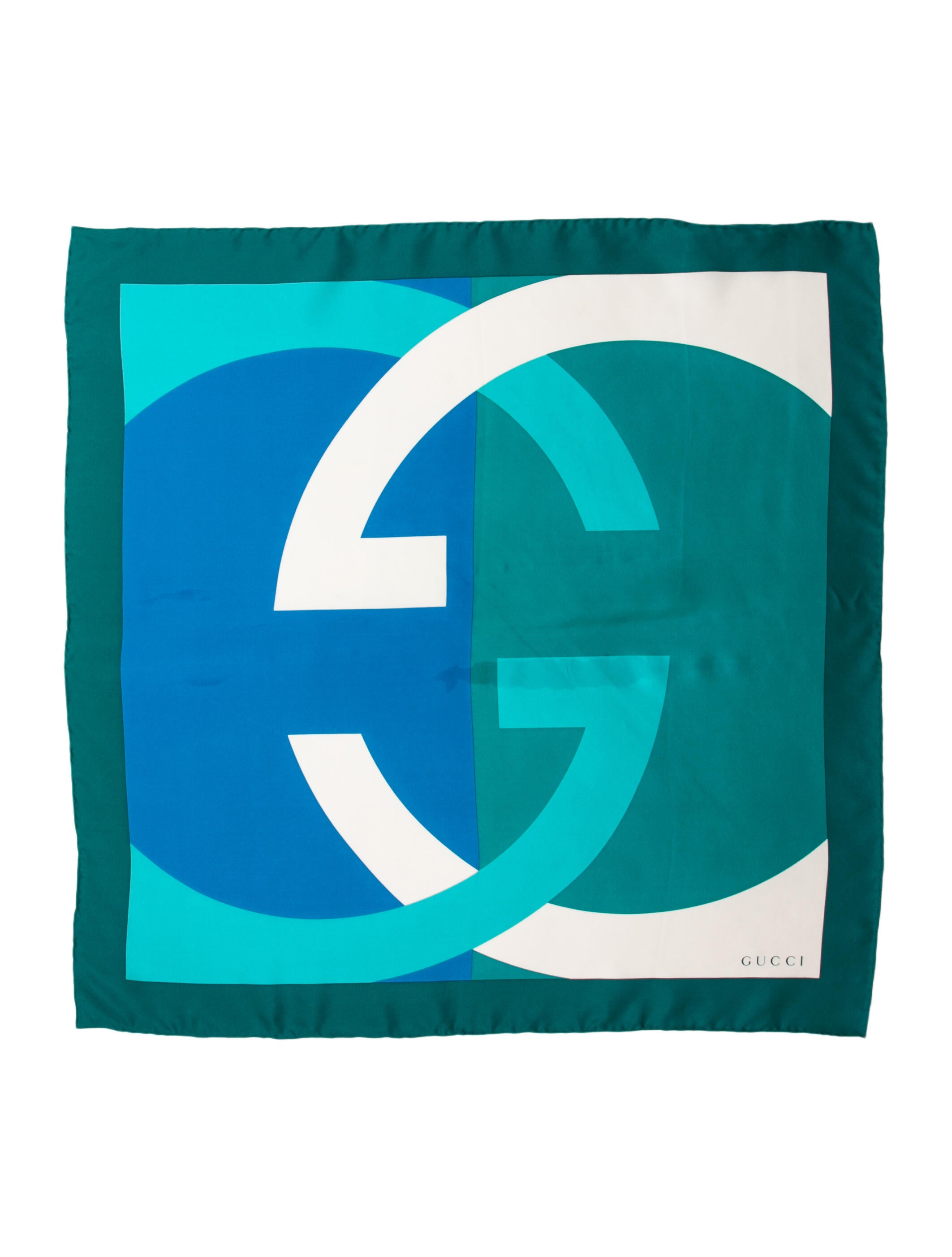 Gucci Silk Blooms Print Scarf