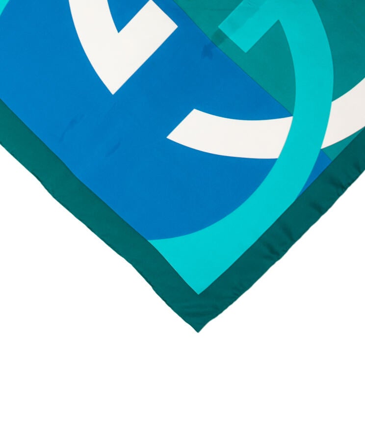 Gucci Silk Blooms Print Scarf