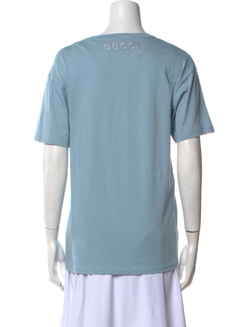 Gucci Graphic Print Crew Neck T-Shirt