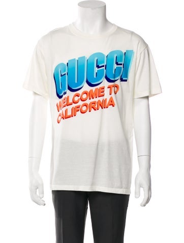 Gucci T-Shirts Graphic Print Crew Neck T-Shirt XS