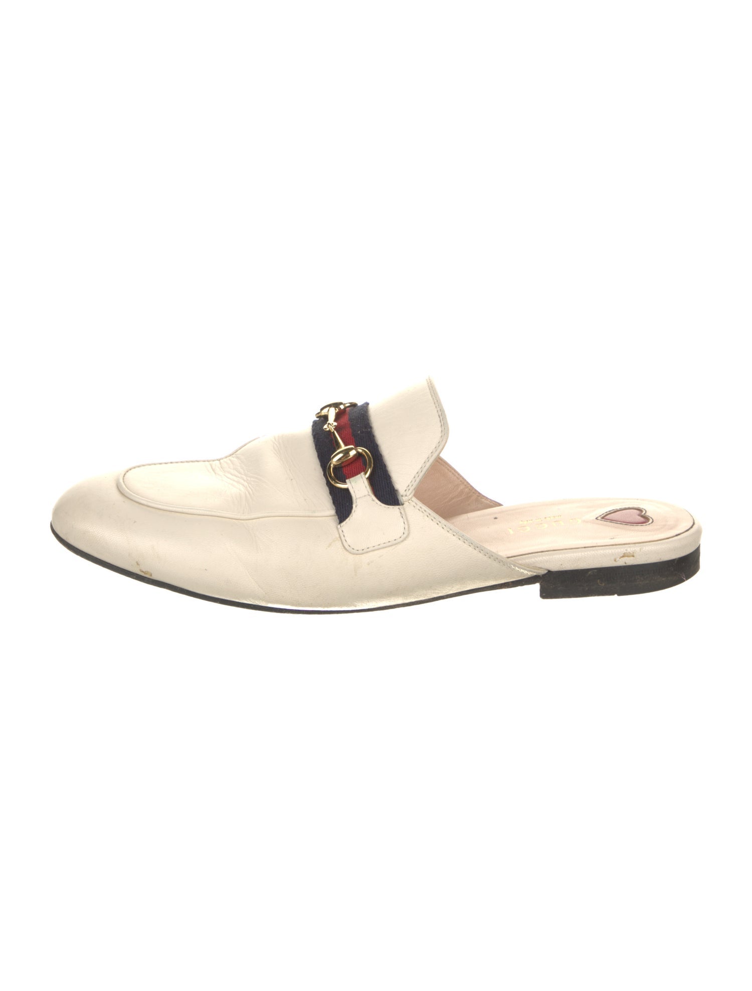 Gucci Horsebit Accent Leather Mules