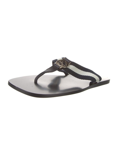 Gucci Web Accent Canvas Flats